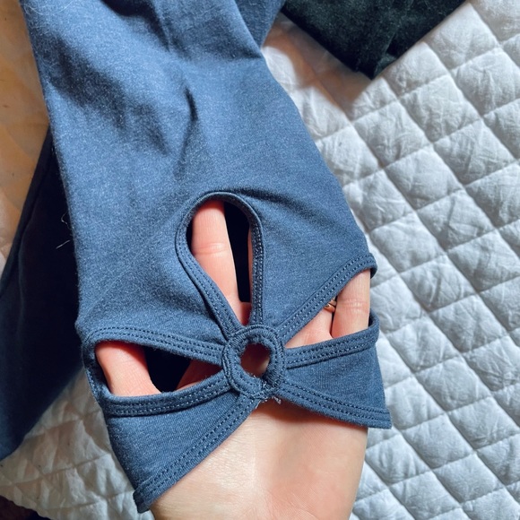 aerie chill. play. move. high-waited leggings, size M, blue/grey, 2 for $30, NWT - Picture 3 of 5